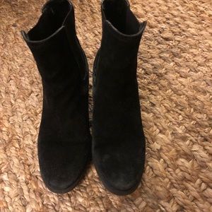 Black Suede Booties